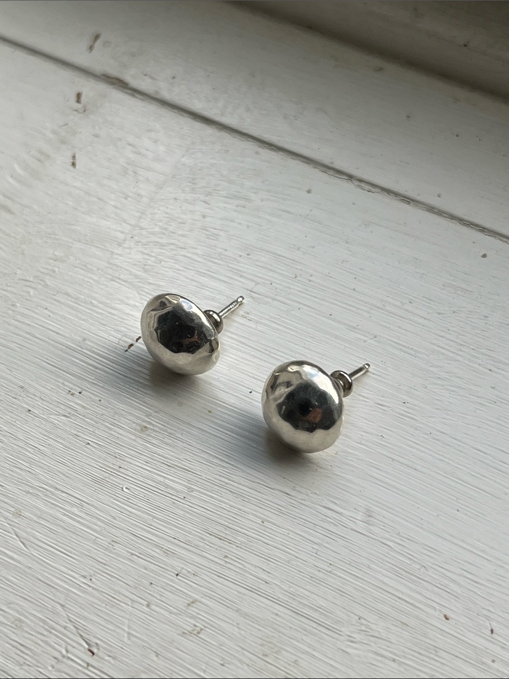 Silpada Sterling Silver Rounded Ball Stud Earrings